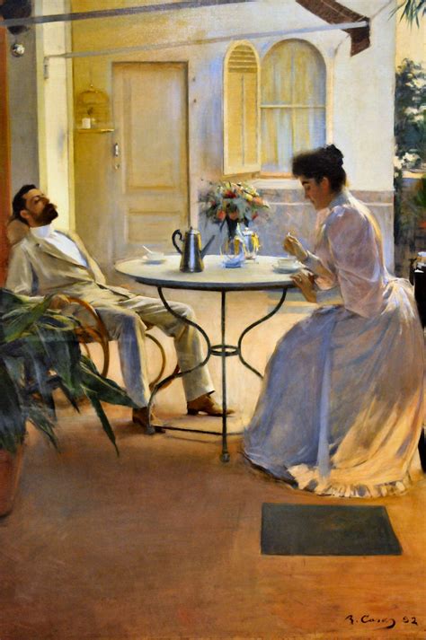 Open Air Interior Interior Al Aire Libre By Ramon Casas 1892