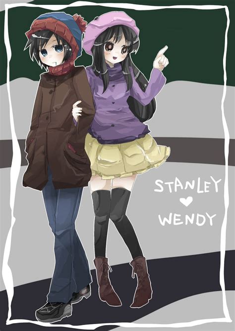 Stan X Wendy South Park South Park South Park Anime South Park Fanart