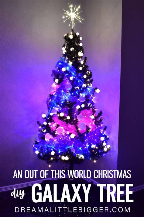 Galaxy Tree A Diy Space Christmas Tree ⋆ Dream A Little Bigger