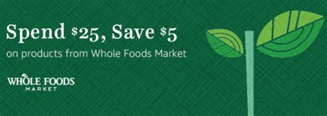 Does whole foods market provide free shipping? Amazon Canada Whole Foods Promo: Spend $25, Save $5 ...