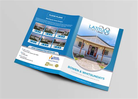 Upmarket Elegant Residential Construction Brochure Design For