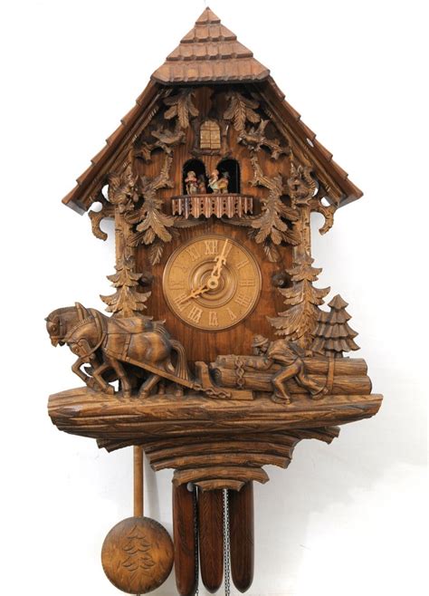A Swiss Eight Day Cuckoo Clock Modern A Reuge Edelweiss Laras Theme