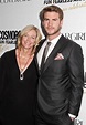 Liam Hemsworth and mother Leonie Hemsworth - Celebrities and their mums ...