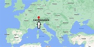¿Dónde está Liechtenstein - ¿Dónde está la ciudad?