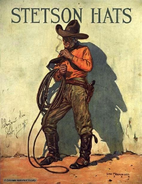 Stetson 1920 Cowboy Art Western Posters Rodeo Poster