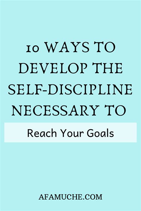 How To Build Self Discipline And Up Level Your Life Artofit