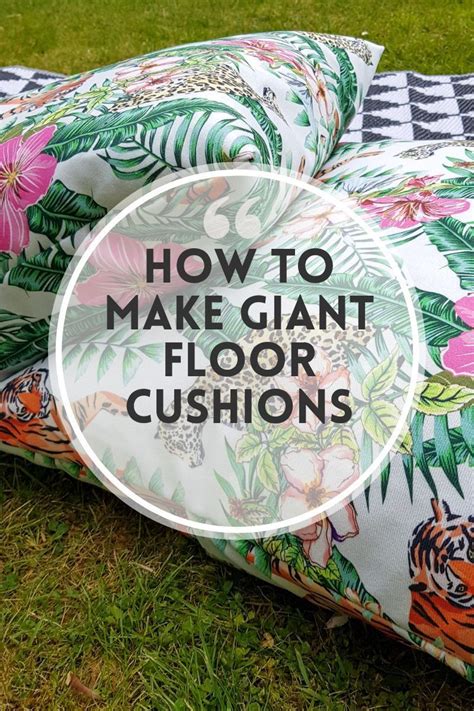 How To Make Giant Floor Cushions In 2021 Floor Cushions Diy Floor