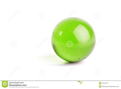 Green Glass Ball Stock Image Image Of Pill Round Glass 21841763