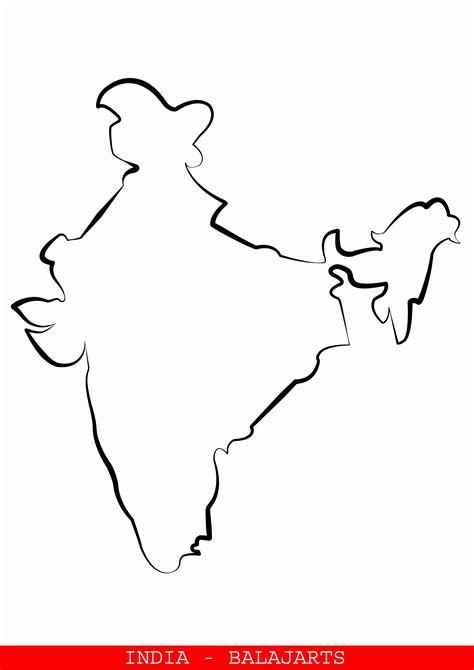 India Map Sketch At Explore Collection Of India