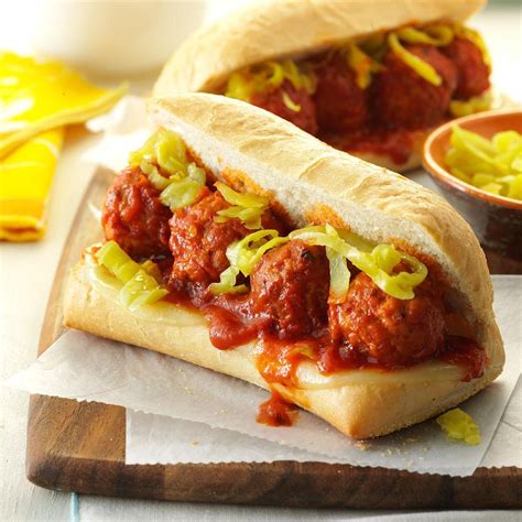 Slow Cooker Meatball Sandwiches Recipe How To Make It Taste Of Home