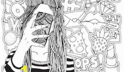 Vsco Girl Coloring Pages Coloring Page Square And Other Format Vector