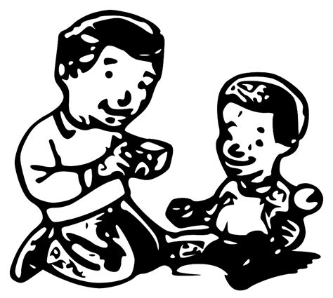 Babysitting Clipart Black And White 10 Free Cliparts Download Images