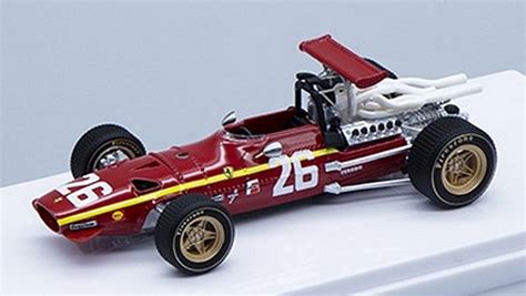 Tecnomodel Tm43 018a Ferrari 312 F168 26 Gp France 1968 Jacky Ickx 143