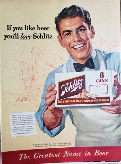 Lot Of 3 Vintage Schlitz Beer Print Ads Ephemera Wall Art Decor Ebay