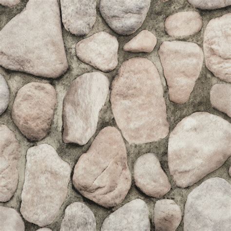 River Rock Wallpaper Wall Design Ideas