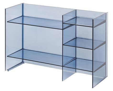 Kartell est reconnue pour ses meubles en plastique robuste et design. Meuble de rangement Sound-Rack Kartell - Bleu | Made In Design