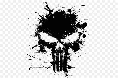 Punisher White Logo Logodix