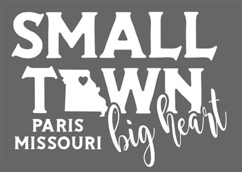 Small Town Big Heart Ladies V Neck Salt River Shirt Company