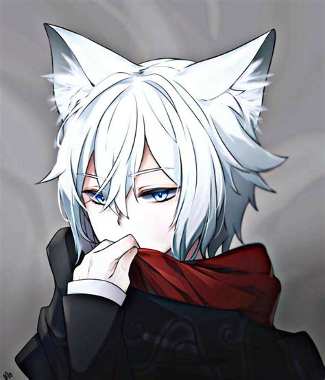 Wolf Anime Boys With White Hair It Is Kinda Cheating In A X Hair Color Post To Use A Rainbow