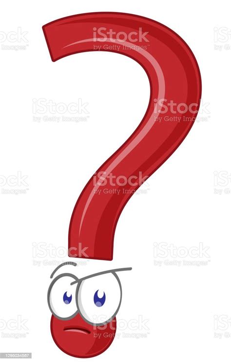 Question Mark Cartoon Character Mascot Stock Illustration Download