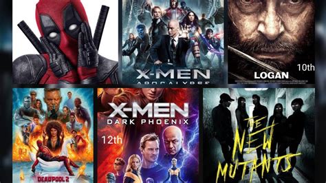 X MEN Movies In Chronological Order YouTube