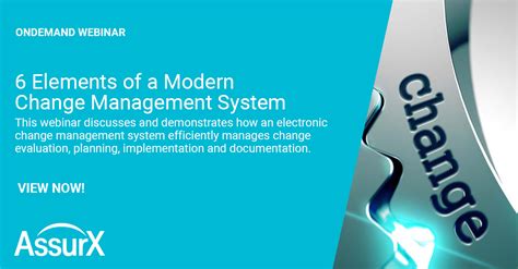 6 Elements Of A Modern Change Management System Whitepaper Assurx