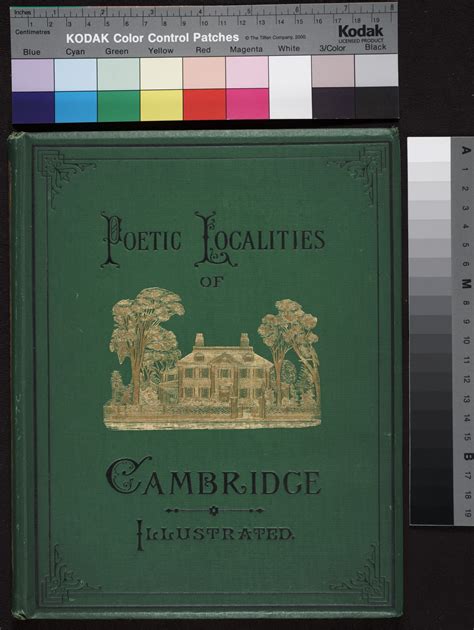 Front Cover Of Poetic Localities Of Cambridge Illustrated