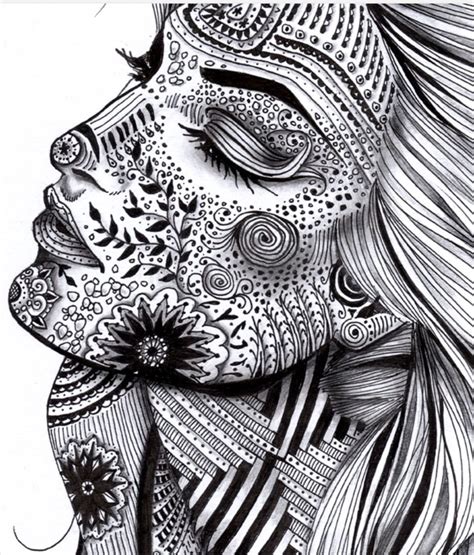 I Like This Zentangle Art Because I Feel The Way Its Drawn Is