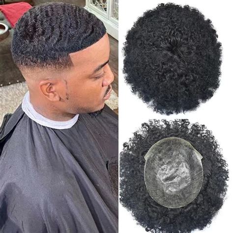Buy Hair Units For Black Men Hair Wonders Afro Toupee For Black Men