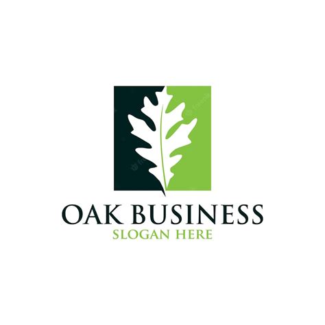Premium Vector Oak Leaf Vector Logo Isolated Logo Templates