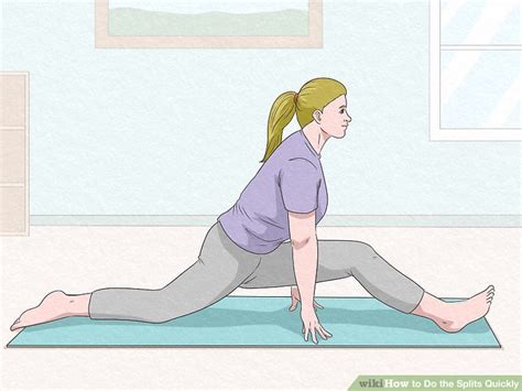 how to do the splits quickly 9 steps with pictures wikihow