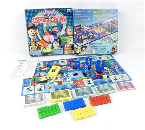 Toy Story Monopoly Junior Monopoly Board Game Ages 5 8 Etsy Canada