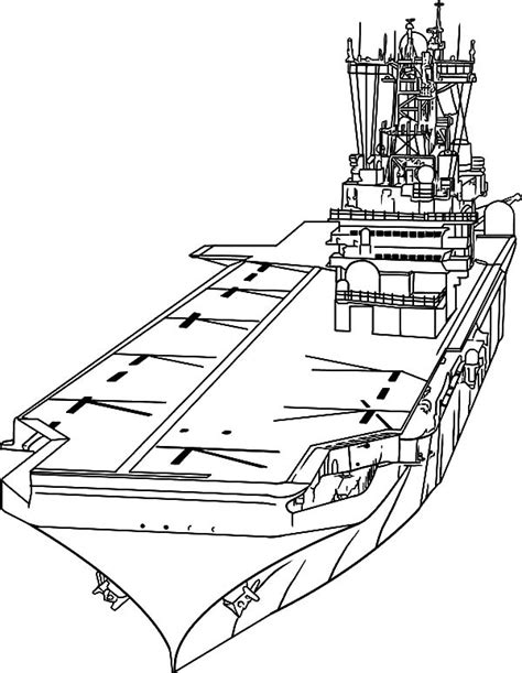 Naval Ship Drawing at GetDrawings | Free download