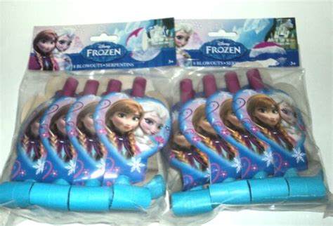 Disney Frozen 16 Count Party Blowouts With Elsa And Anna Nip Ebay