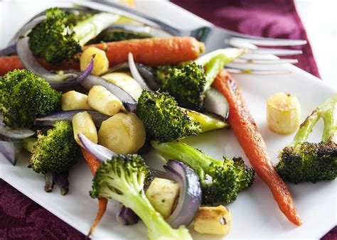 Simple Roasted Mixed Vegetables - Just a Little Bit of Bacon