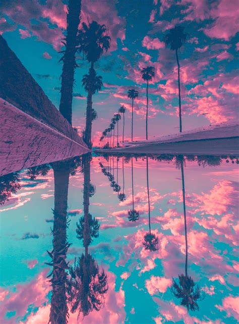 Tons of awesome trippy aesthetic desktop wallpapers to download for free. ( X post from r/itookapicture) pink+ blue =vapor wave ...