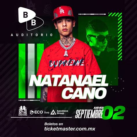 Natanael Cano Dará Show En El Auditorio Bb De La Cdmx