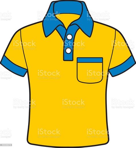 Polo Shirt Vector Isolated Stock Illustration - Download Image Now - iStock