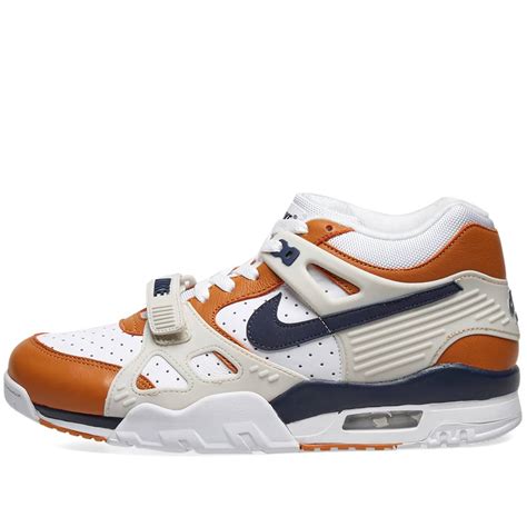 Nike Air Trainer 3 Qs White Midnight Navy And Ginger End Global