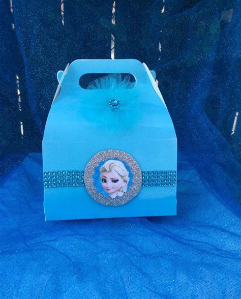 Disney Frozen Elsa Birthday Favor Box By Fantastikcreations Favor Boxes Birthday Elsa