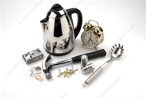Metal Household Objects Stock Image C0249339 Science Photo Library