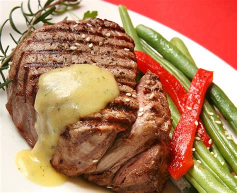 The bernaise sauce has too strong a vinegar taste and even though i did everything exactly as suggested it still separated. Beef Tenderloin with Sour Cream Béarnaise Sauce - Daisy Brand | Beef tenderloin, Grilled ...