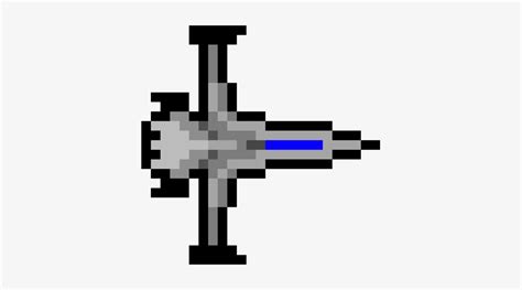 2d Pixel Art Spaceship
