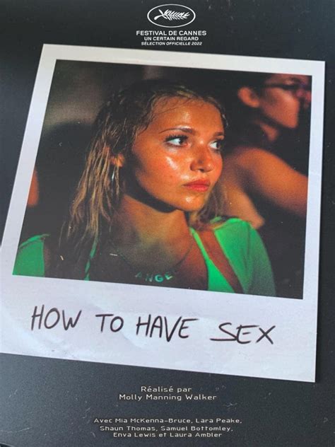 Avant Première How To Have Sex Le Melies