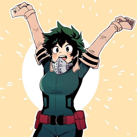 Female Izuku Midoriya Pfp Shaberu Wallpaper