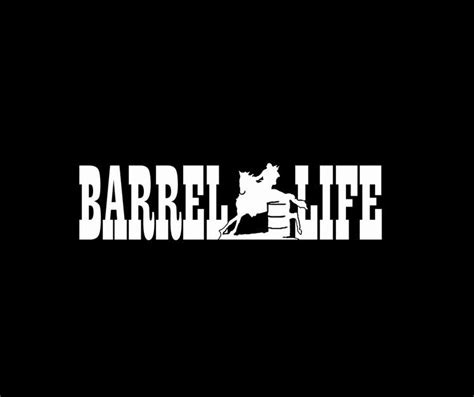 Barrel Life Barrel Racing Vinyl Decal Stickers