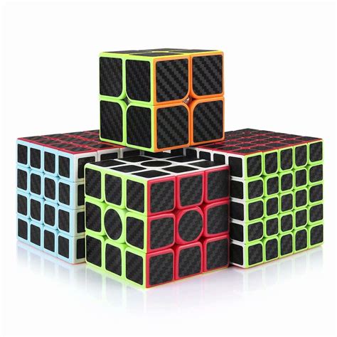 Rubiks Cube Rubix Cube Speed Cube 5x5x5 Smooth Magic Carbon Fiber