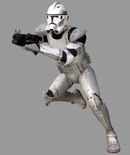 Clone Trooper 41st Elite Corps 9th Assault Corps Grey Star Wars