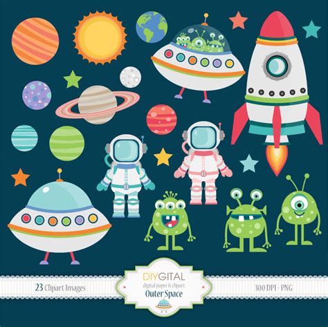 Outer Space Clip Art Free ~ Clipart Space Planet Planets Clip Outer