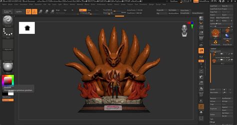 Naruto Baryon Mode Kurama D Model D Printable Cgtrader